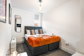 เบสิกอพาร์ทเมนท์, 1 ห้องนอน | 1 ห้องนอน, Wi-Fi ฟรี, ผ้าปูที่นอน