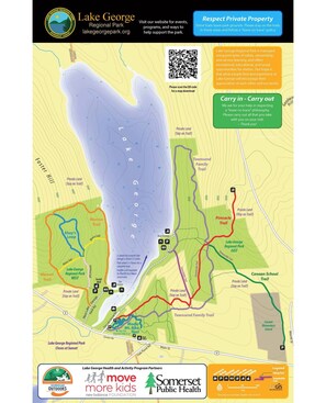 Kart over overnattingsstedet