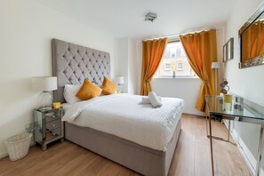 Signature Apartment, 1 Bedroom | Laptop workspace, blackout drapes, iron/ironing board - The Portman Residences (London)