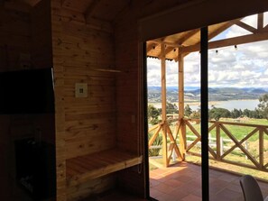 Blick von der Unterkunft