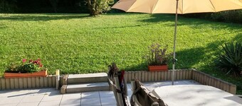 5 Minuten von Frankfurt, Ruhige Ferienwohnung/ Monteurzimmer mit Terrasse