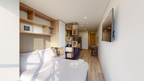1 bedroom, bed sheets - gAº Espectacular apartamento en La Cabrera (Bogotá)