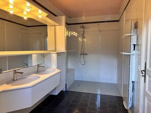 Shower, hair dryer, bidet