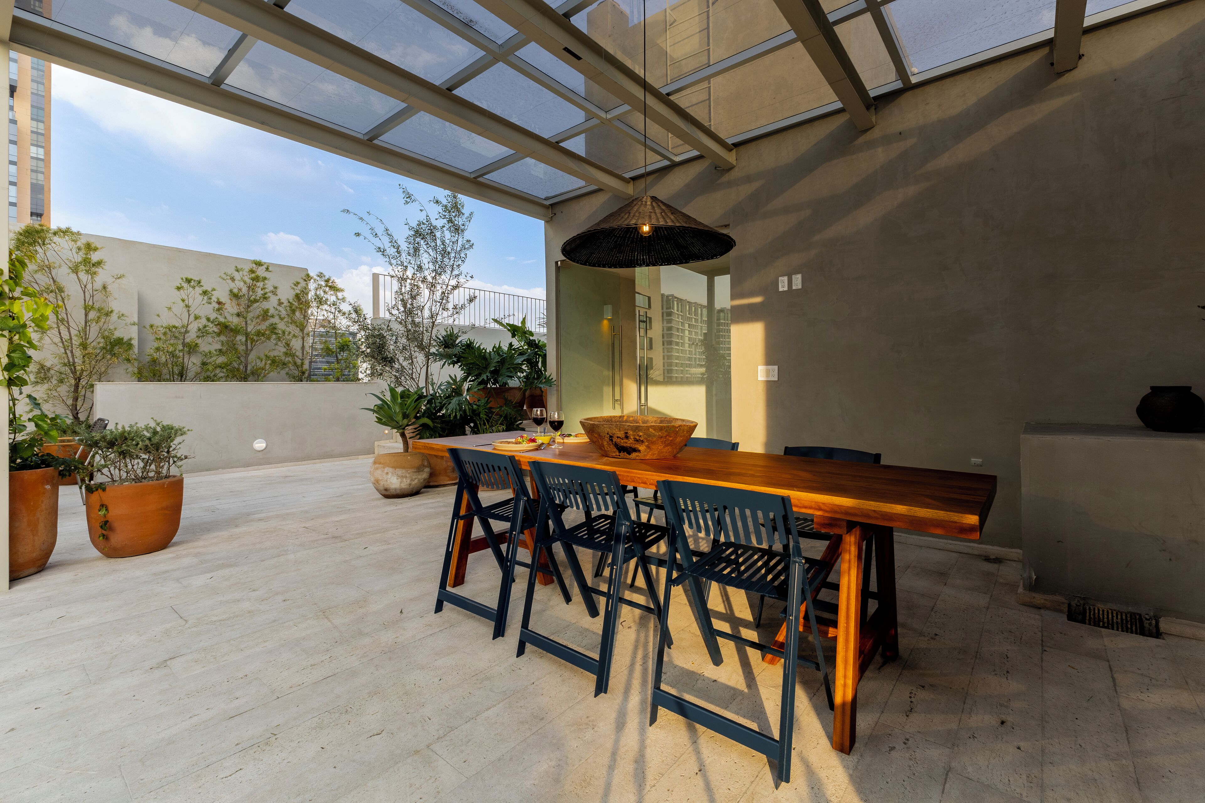 Rooftop terrace