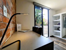 Deluxe Room, City View | Premium bedding, in-room safe, desk, laptop workspace