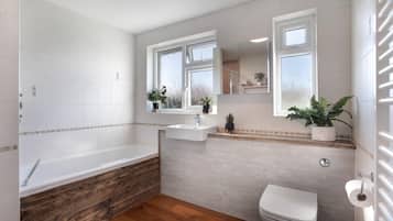 Ferienhaus | 1 Schlafzimmer, Schreibtisch, Bügeleisen/Bügelbrett, Internetzugang