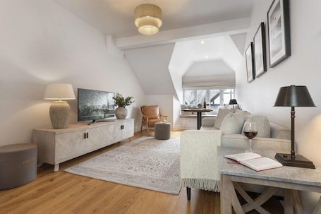 公寓 | 1 多间卧室、办公桌、熨斗/熨衣板、高速上网