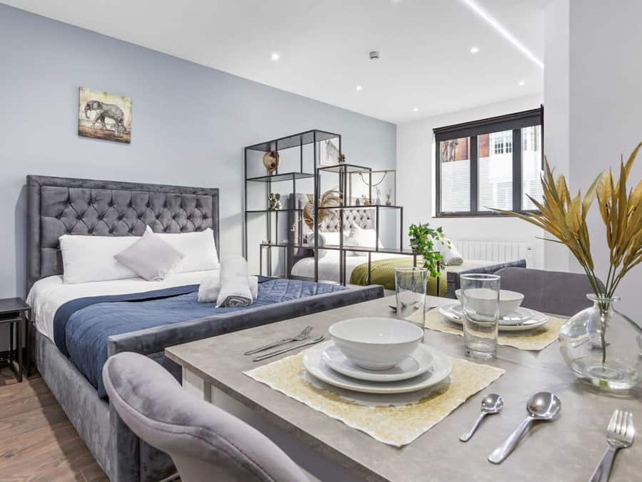 Leilighet | 1 soverom og internett