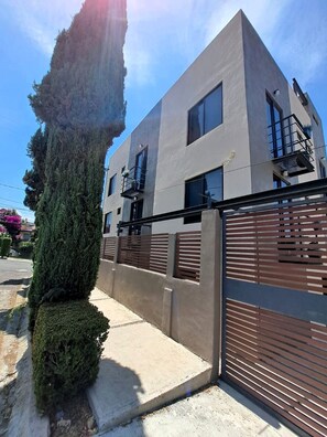 Fassade der Unterkunft