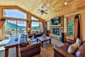 Smart TV, fireplace, offices