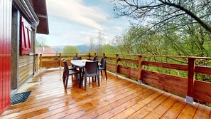 Outdoor dining - Chalet Glitzerstein (Muhlbach-sur-Munster)