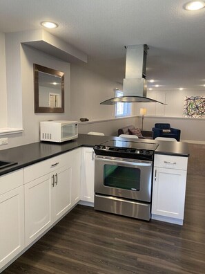 Fridge, microwave, oven, stovetop - Stoneshire Obsidian Suite (Clearwater)