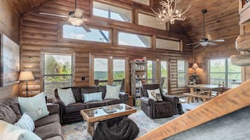 TV connectée, cheminée