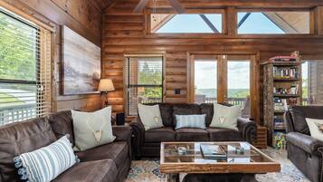 TV connectée, cheminée