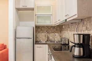 Fridge, microwave, oven, coffee/tea maker - An 47 sq meters Artistic Apartment in the center of Athens (ATHENS)