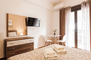 1 makuuhuone, silitysrauta/-lauta, vauvan matkasänky, Wi-Fi