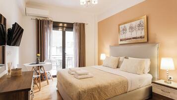 1 bedroom, iron/ironing board, travel crib, WiFi