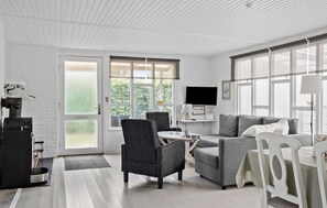TV connectée, cheminée