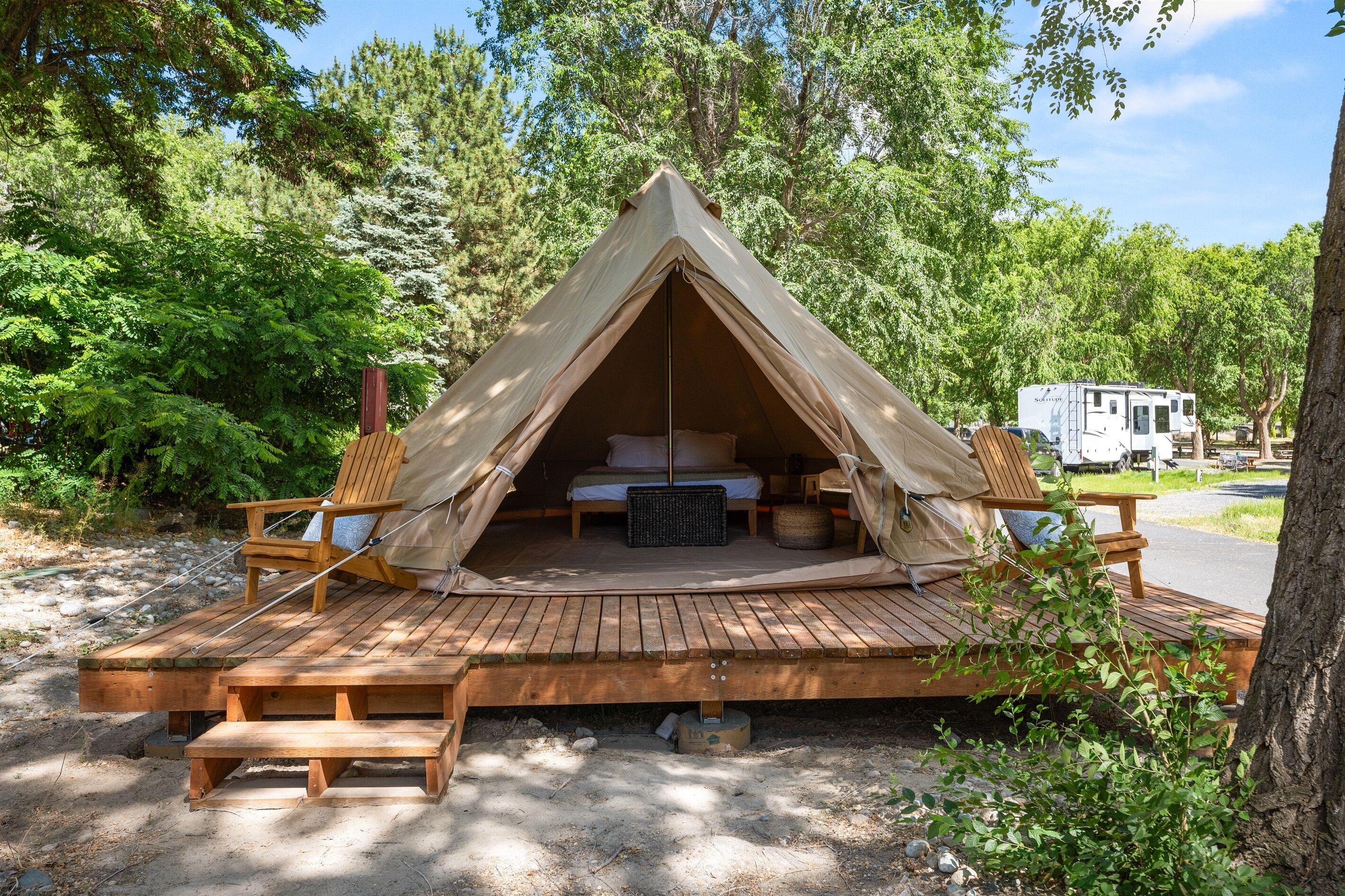 Experience Nature's Spa Glamping at Soap Lake