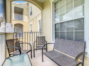Terrace/patio - 3 Bed Windsor Palms Condo - Conservation Views (Kissimmee)