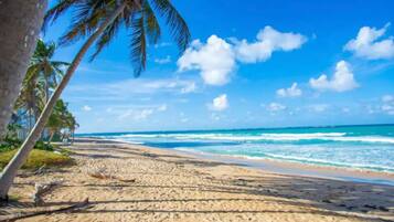 Sun loungers, beach towels