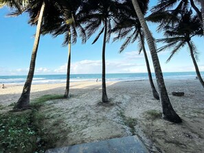 Sun-loungers, beach towels