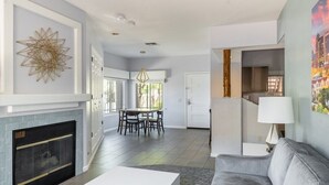 TV, fireplace, table tennis, video library - Oro Valley | Couples Desert Stay | Pool + Hot Tub (Oro Valley)