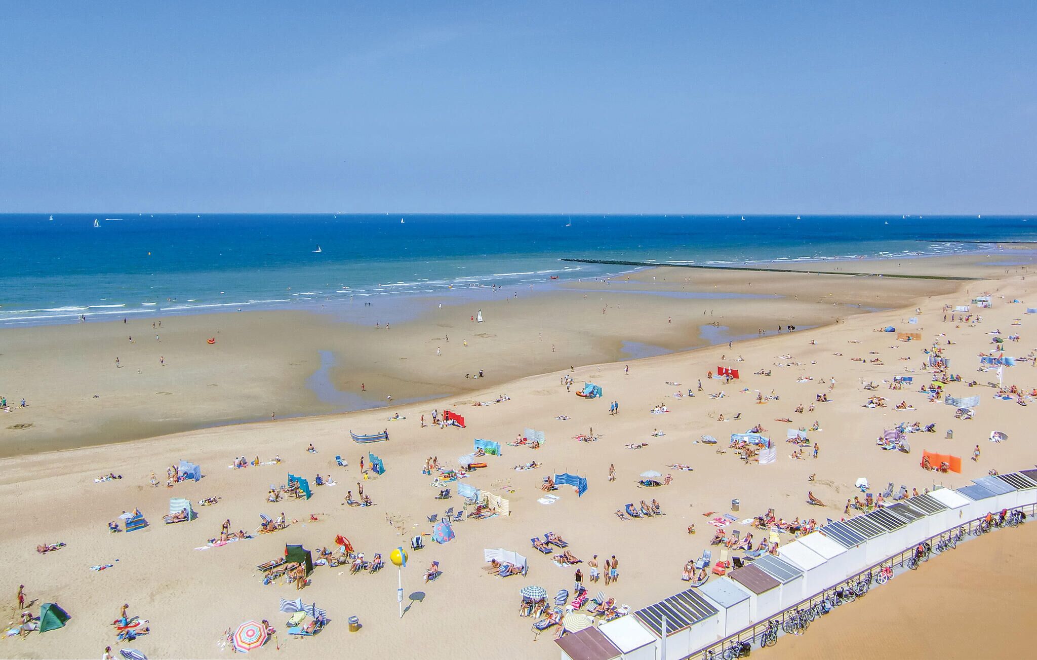 Vlak bij het strand