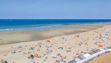 Vlak bij het strand