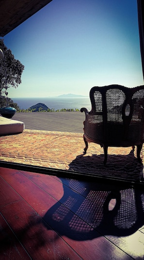 Terrace/patio - Stunning Cabin in Splendid Surroundings Cap Corse (San Martino Di Lota)
