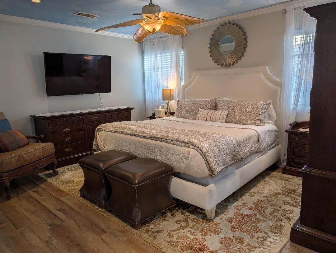 4 soverom, strykejern/-brett, wi-fi og sengetøy