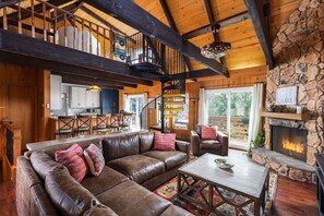 TV, fireplace, table tennis