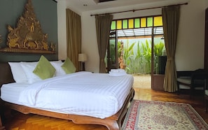 Comfort Villa, 1 King Bed, Kitchenette, Pool View | View from room - Baleeyan (Sa Khu)