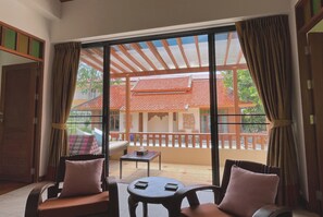 Family Villa, 2 Bedrooms, Non Smoking, Pool View | View from room - Baleeyan (Sa Khu)