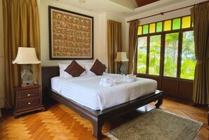 Family Villa, 2 Bedrooms, Non Smoking, Pool View | In-room safe, individually decorated, free cribs/infant beds - Baleeyan (Sa Khu)