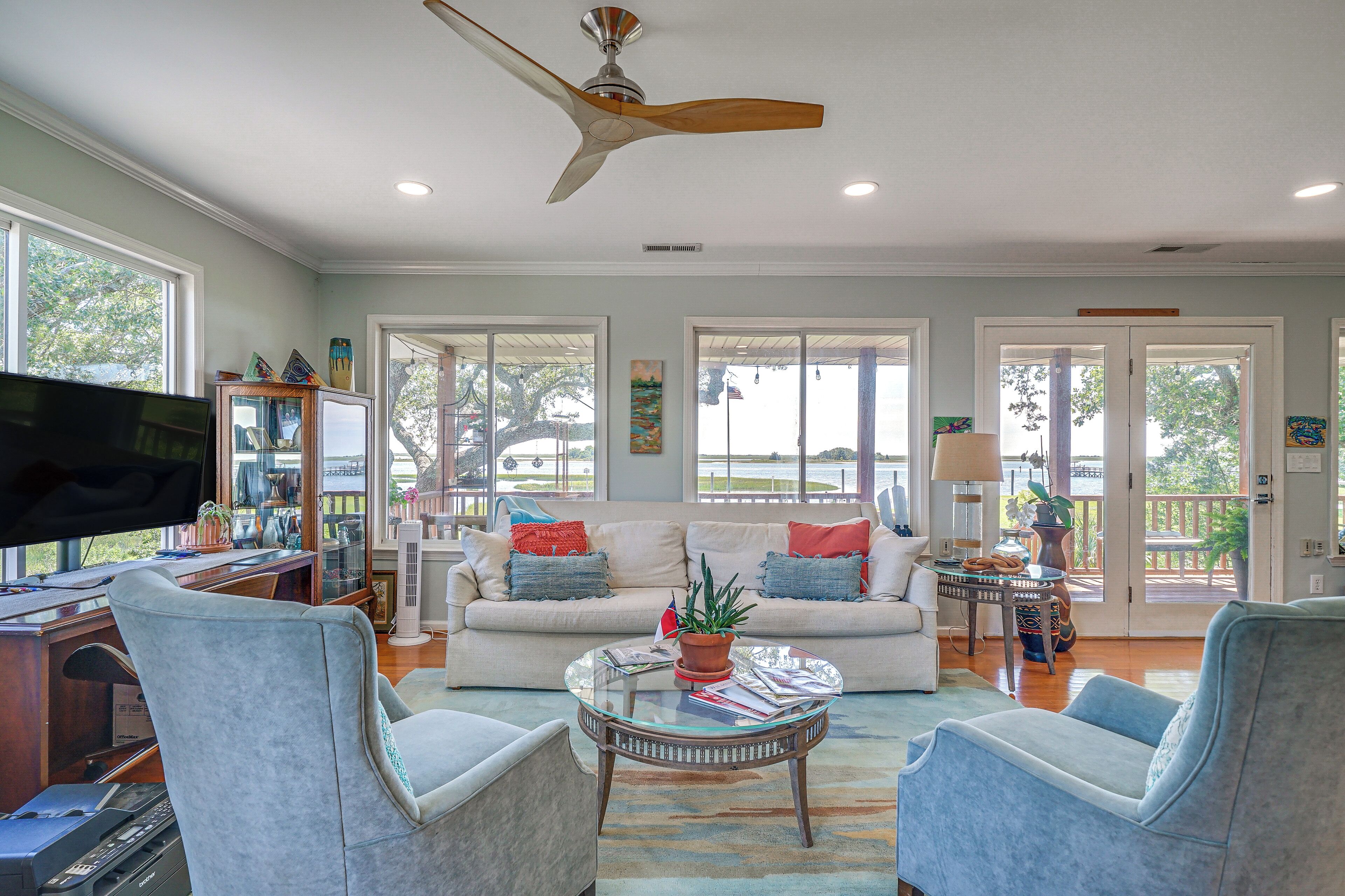 Wilmington Getaway w/ Dock & Masonboro Island View