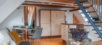 Gallery Apartment with Lake View, Balcony, and Wi-Fi
