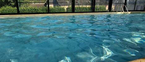 Indoor pool, outdoor pool