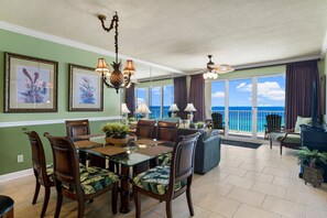 Dining - Beachfront Bliss: Luxe 3BR Condo at Marisol Complex (Panama City Beach)