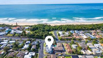 Beach nearby, beach towels