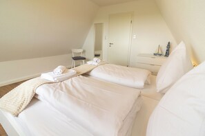 2 soverom og sengetøy