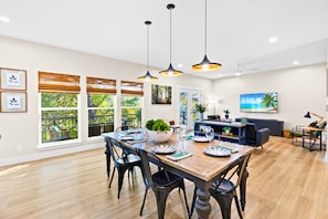 Interior - Spacious 4BR with direct Guadalupe River access, private hot tub, decks, and games. Sleeps 11 and perfect for families, friends, or groups seeking fun and relaxation. (New Braunfels)