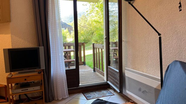 Living area - Charming studio near the cable car (Pra-Loup)