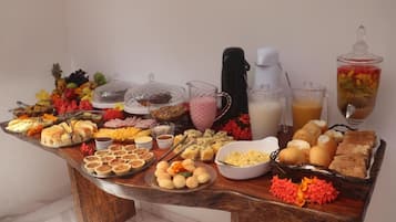 Free daily local cuisine breakfast