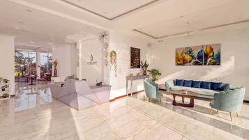 Sala de estar en el lobby