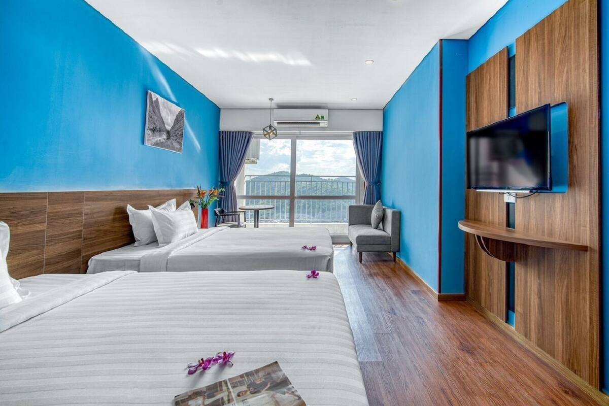 Design Twin Room, 2 Double Beds, Private Bathroom, Annex Building