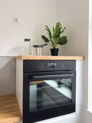 豪華公寓 | 私人廚房 | 大型冰箱、微波爐、烤箱、爐台