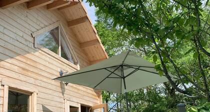 Chalet Ă la Campagne 40mÂČ - Vue Imprenable sur les PyrĂ©nĂ©es - Calme Absolu