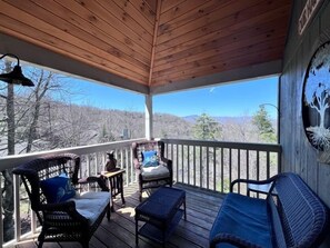 Property grounds - The Owlery at Sugar - a unique 3 story mountain chalet. (Sugar Mountain)