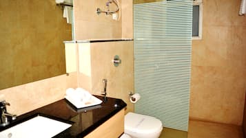 Free toiletries, hair dryer, slippers
